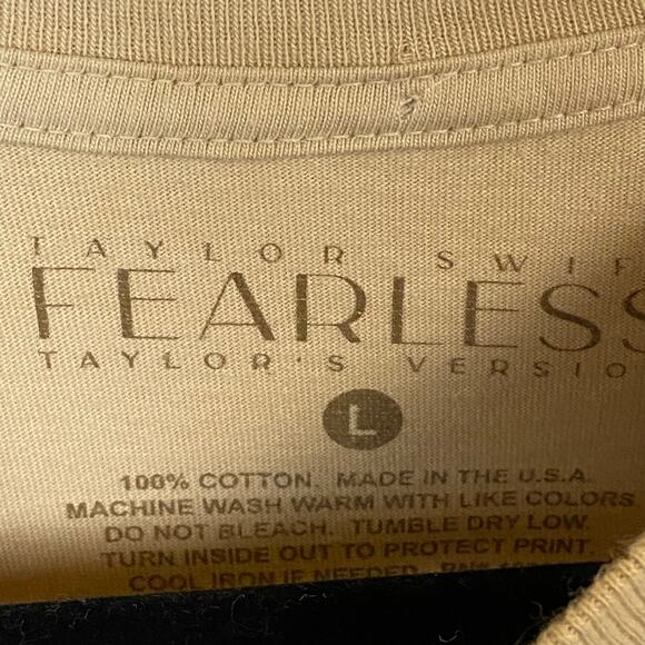 Fearless (Taylor’s Version) You’re Not Sorry Ombré Shirt Size Large - Picture 4 of 9